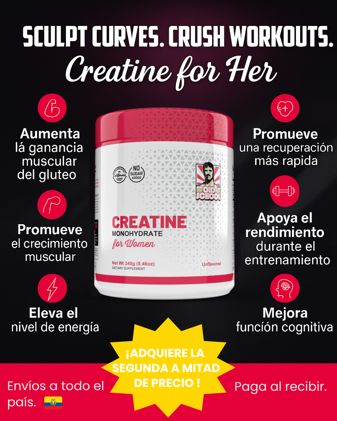 CREATINE MONOHYDRATE FOR WOMEN™